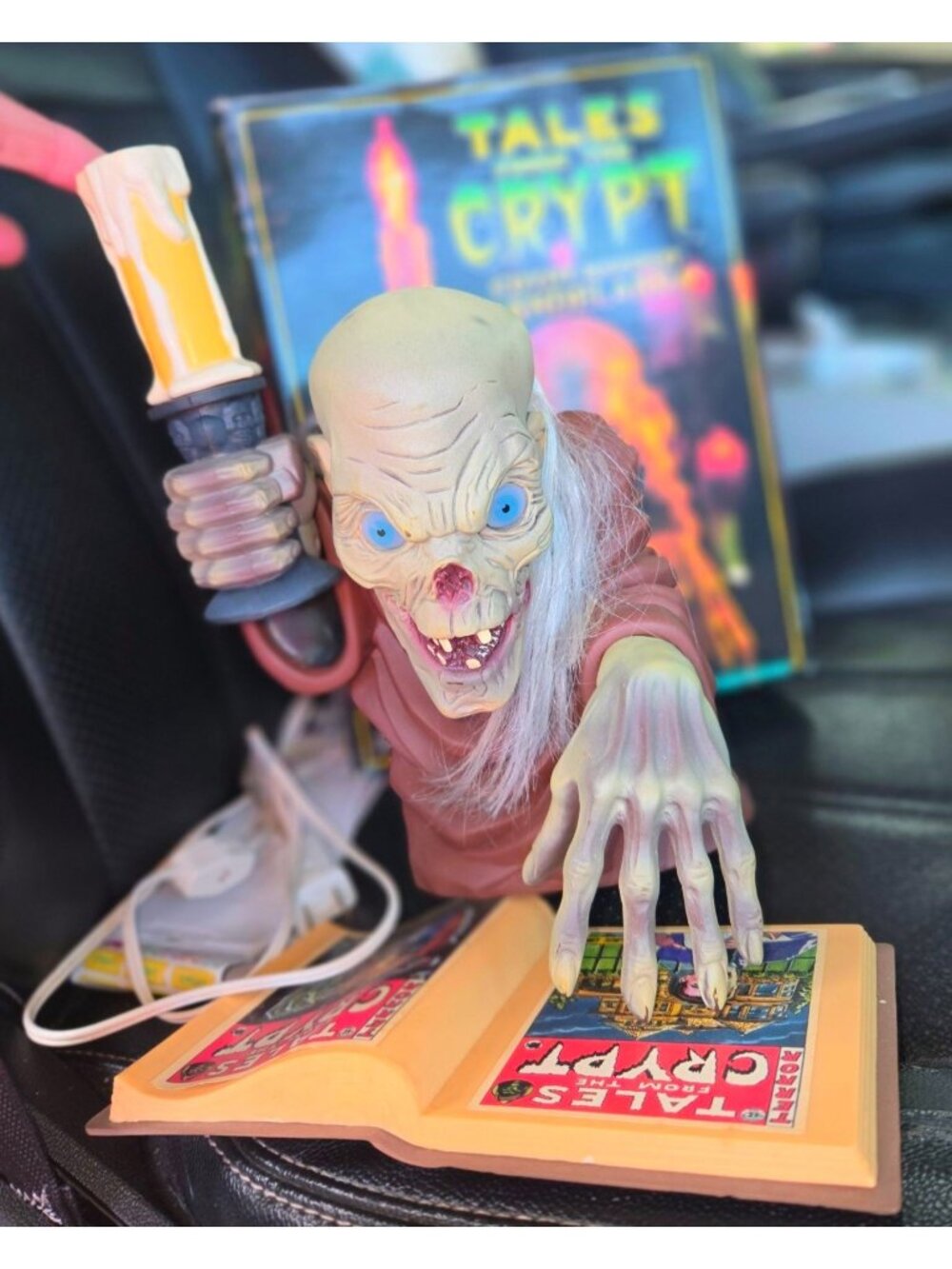 Tales From The Crypt Crypt Keeper Candelabra With Light-Up Candle Eyes